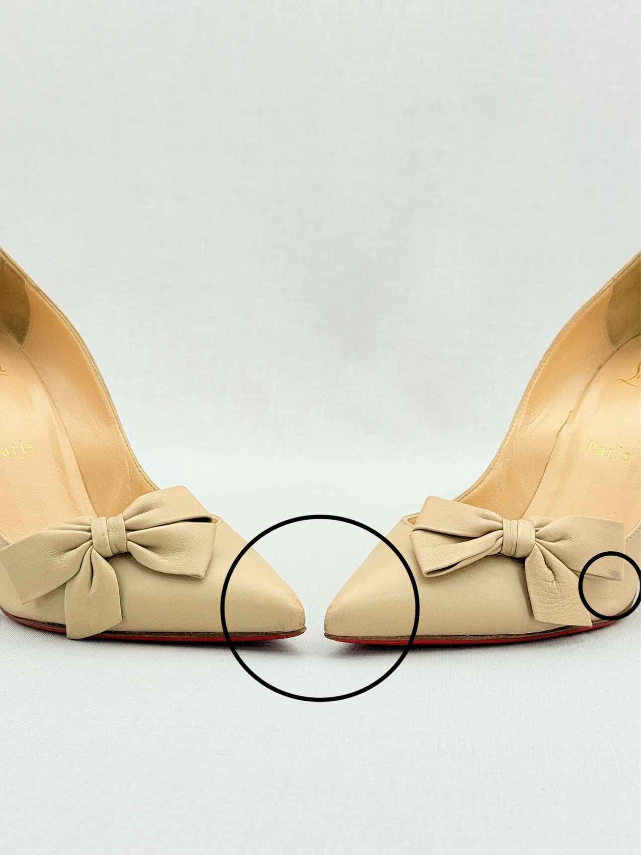 CHRISTIAN LOUBOUTIN Beige Size EU 39 Pumps