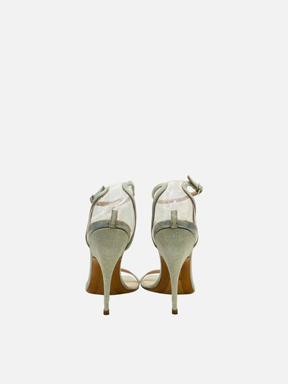 ERMANNO SCERVINO Light Green Heeled Sandals 36.5