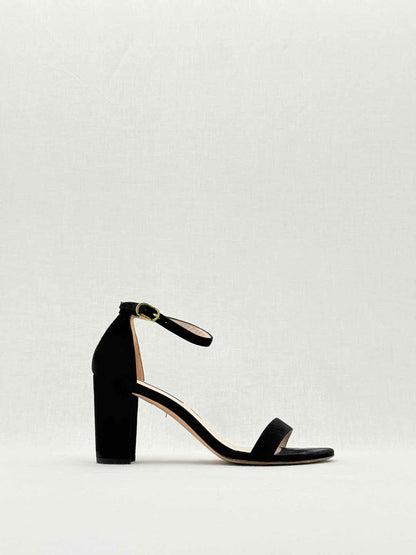 STUART WEITZMAN Black Size EU 38 Heeled Sandals
