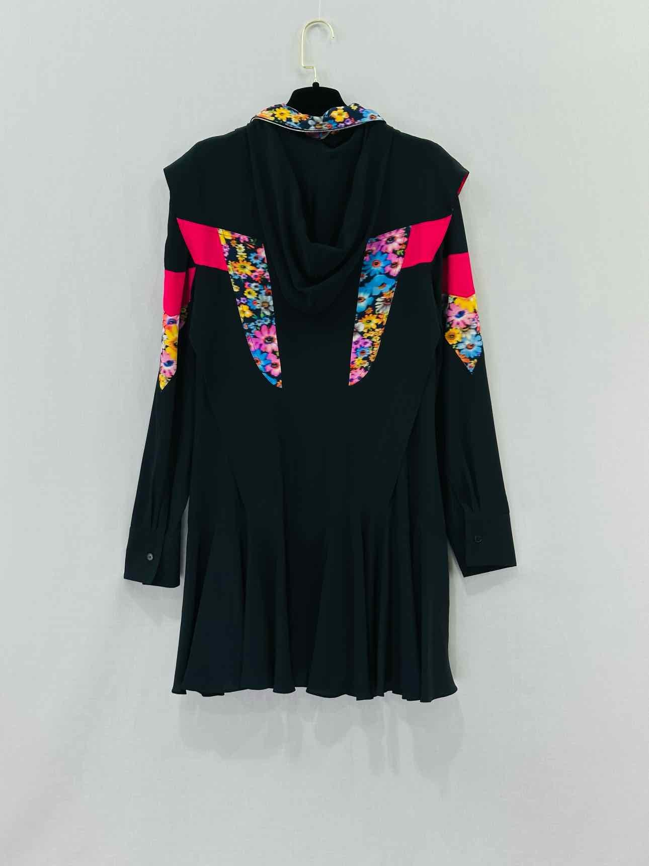 STELLA MCCARTNEY Black Multicolor Size US 4 Short Dress