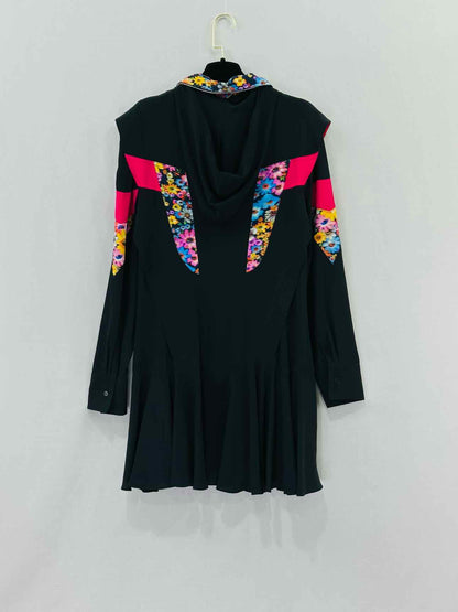STELLA MCCARTNEY Black Multicolor Size US 4 Short Dress