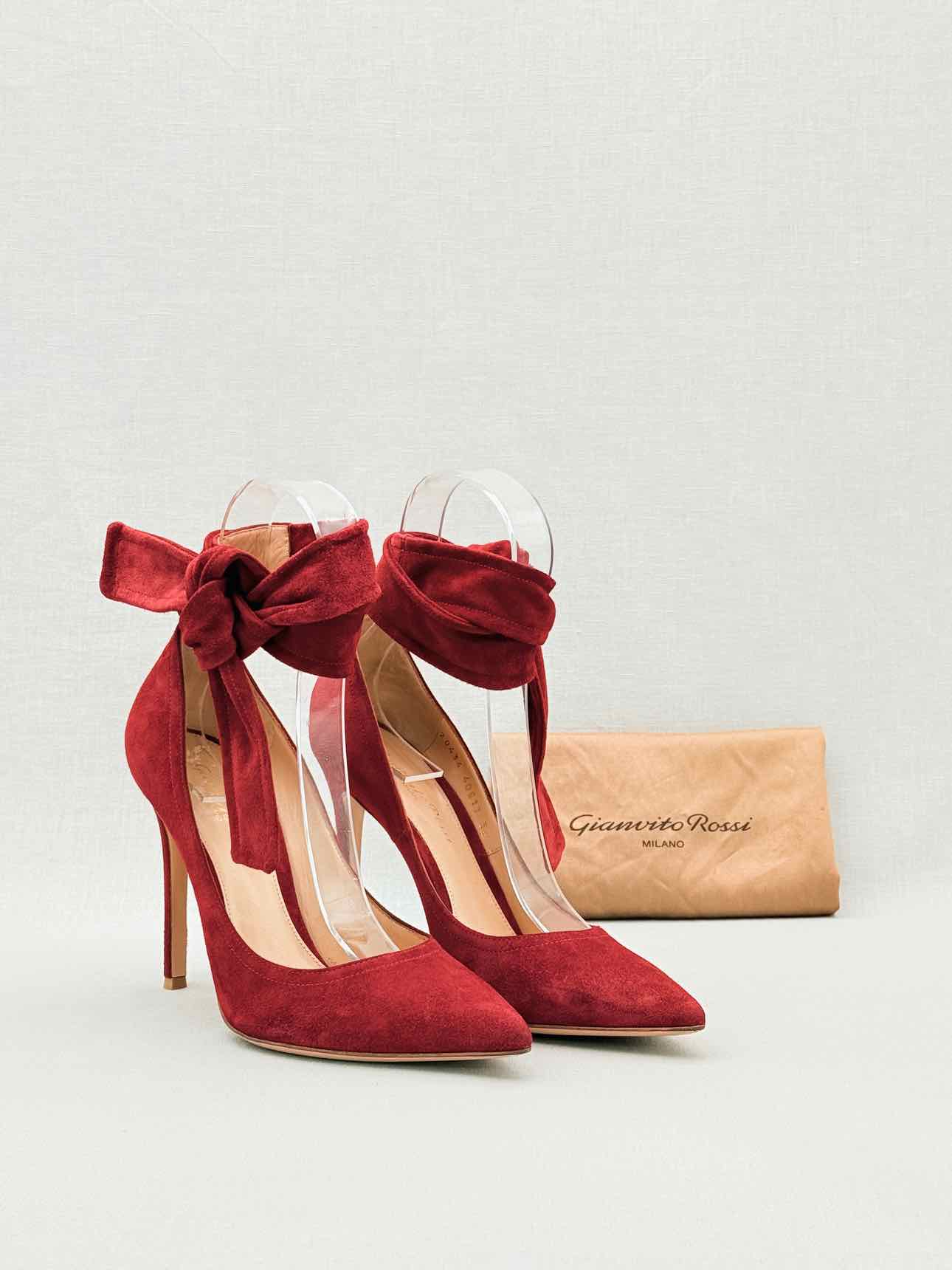 GIANVITO ROSSI Gala Red Size EU 38 Pumps