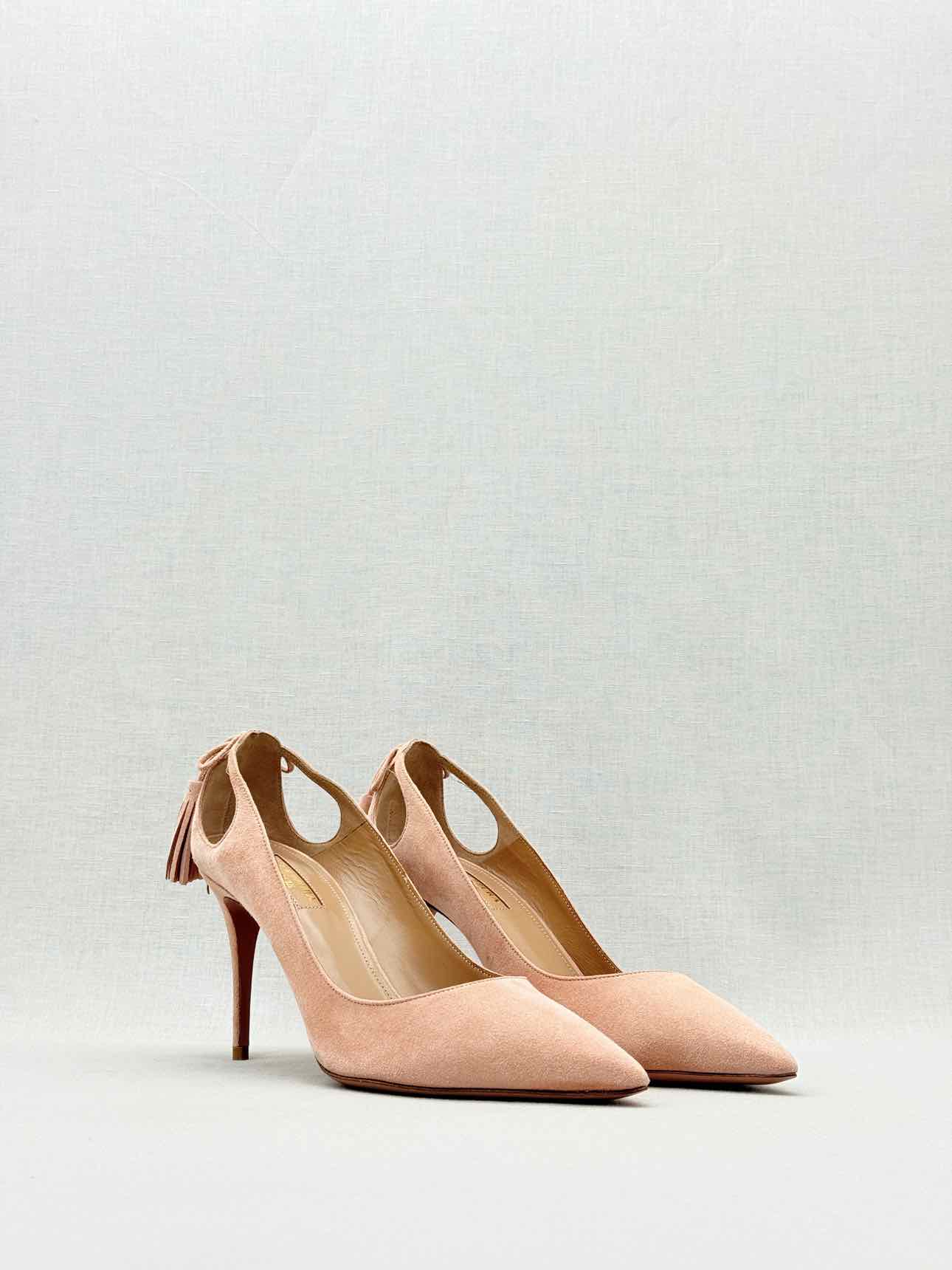 AQUAZZURA Forever Marilyn Pink Size EU 39 Pumps
