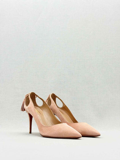 AQUAZZURA Forever Marilyn Pink Size EU 39 Pumps