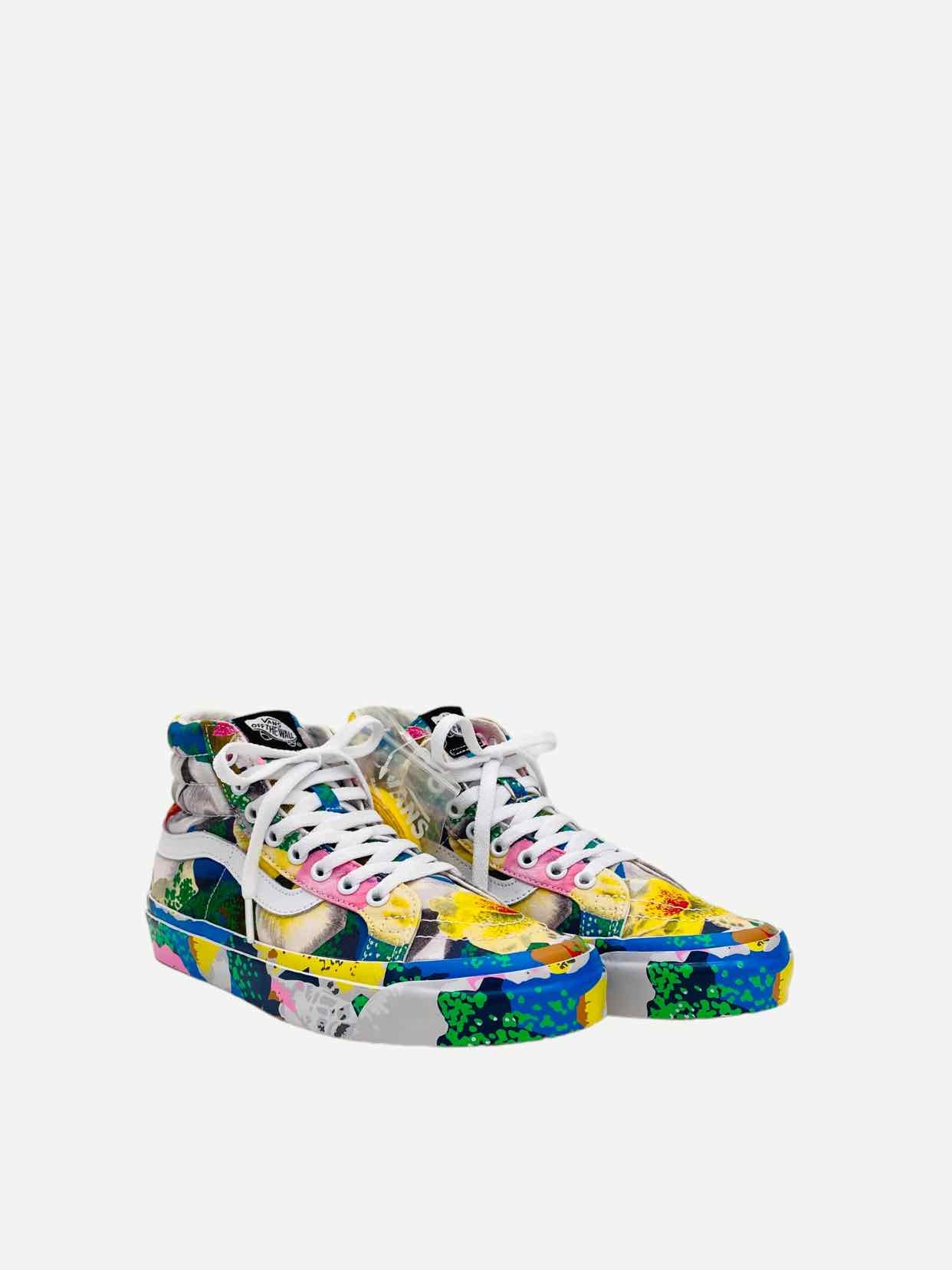 KENZO Sk8-Hi Multicolor Floral Print Sneakers