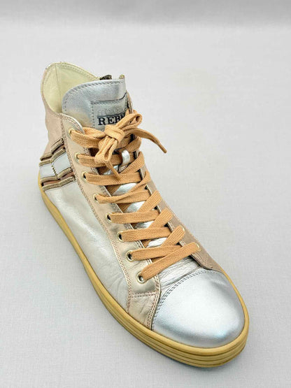 HOGAN Rebel Silver & Gold Size EU 38.5 Sneakers