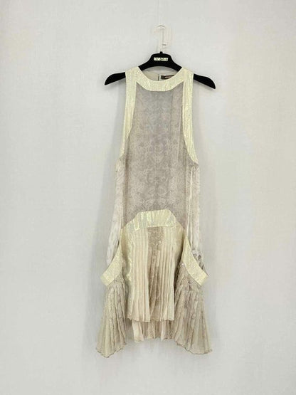 ROBERTO CAVALLI Off-white Size US 2 Short Dress