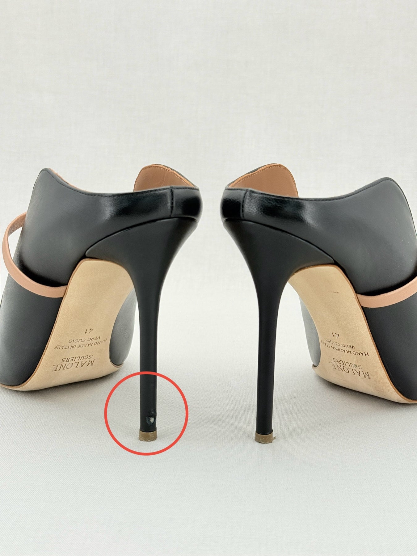 MALONE SOULIERS Maureen Black Size EU 41 Heeled Sandals