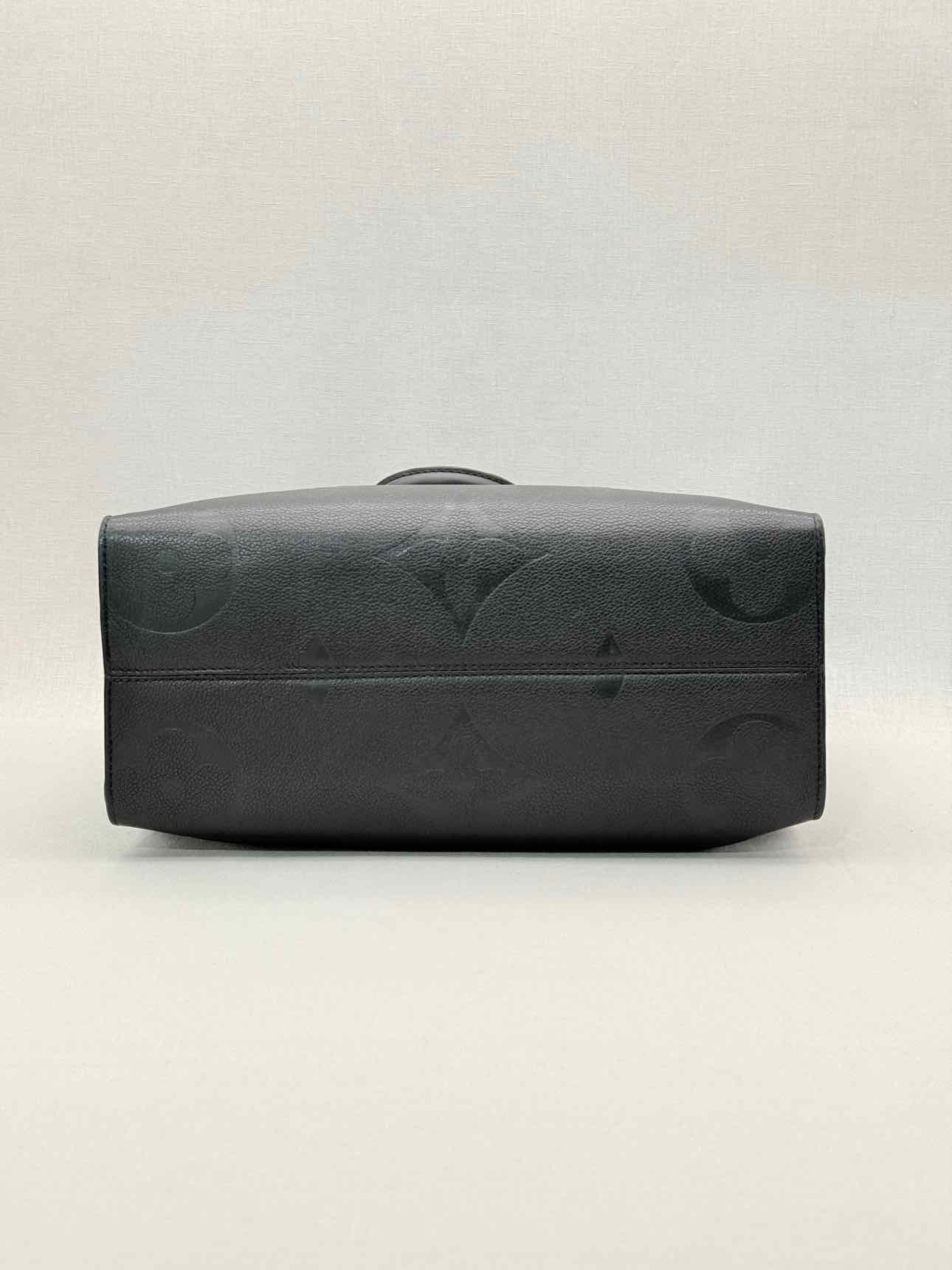 LOUIS VUITTON Onthego Black Tote Bag