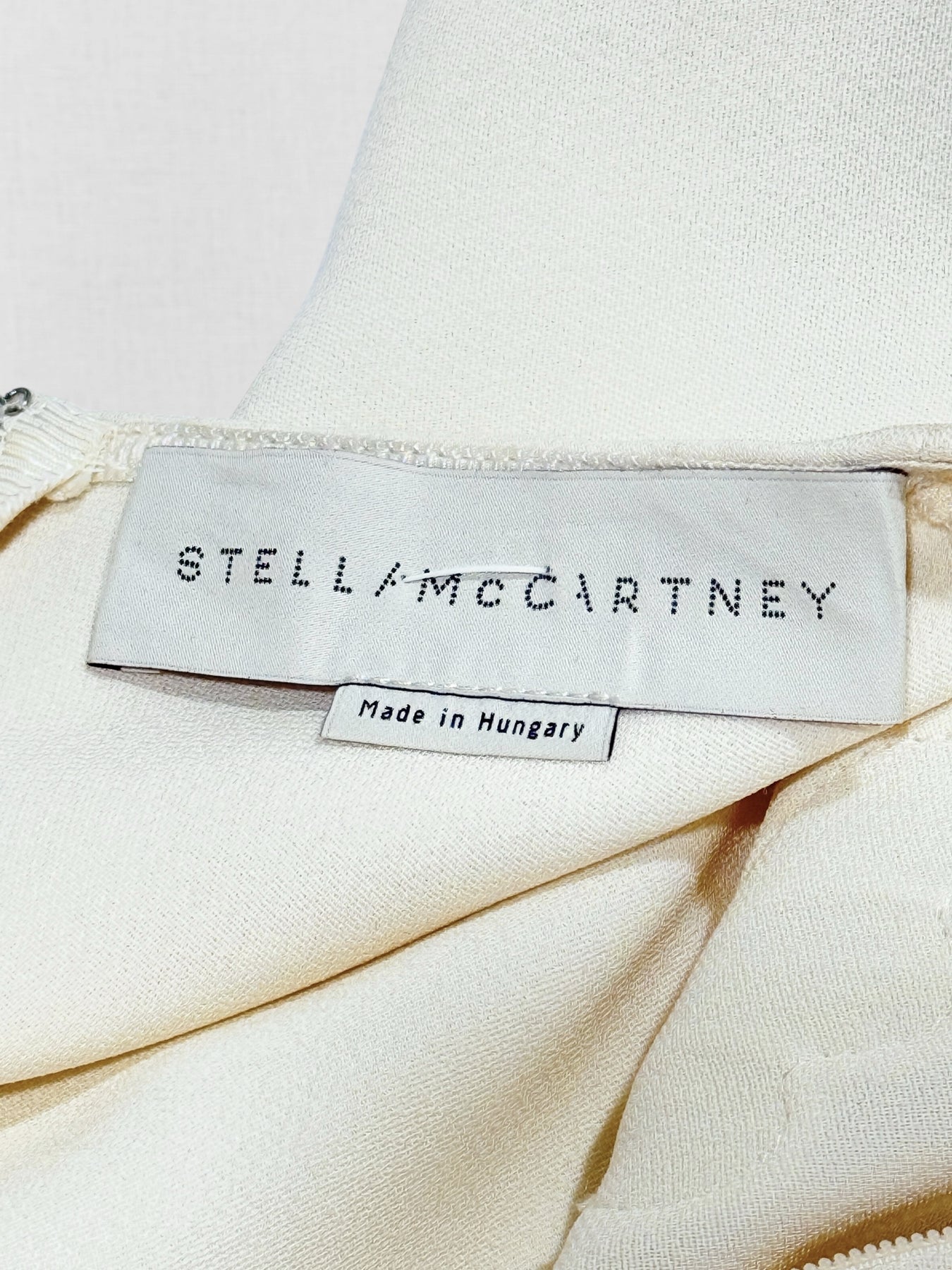 STELLA MCCARTNEY Cream Size US 4 Midi Dress