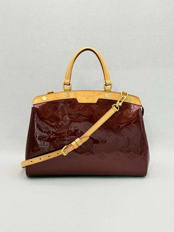 LOUIS VUITTON Brea Rouge Fauviste Monogram Top Handle
