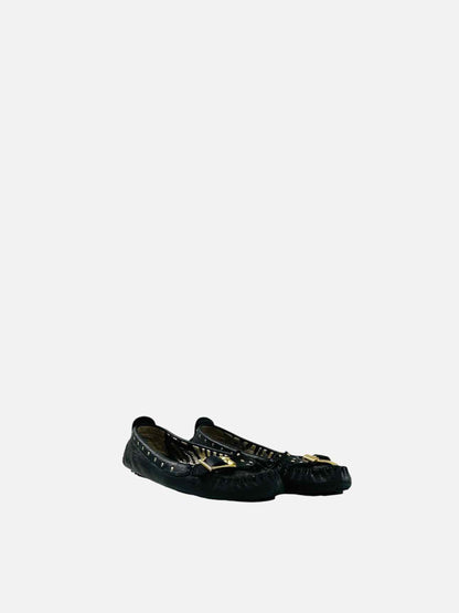 JIMMY CHOO Black Loafers 38