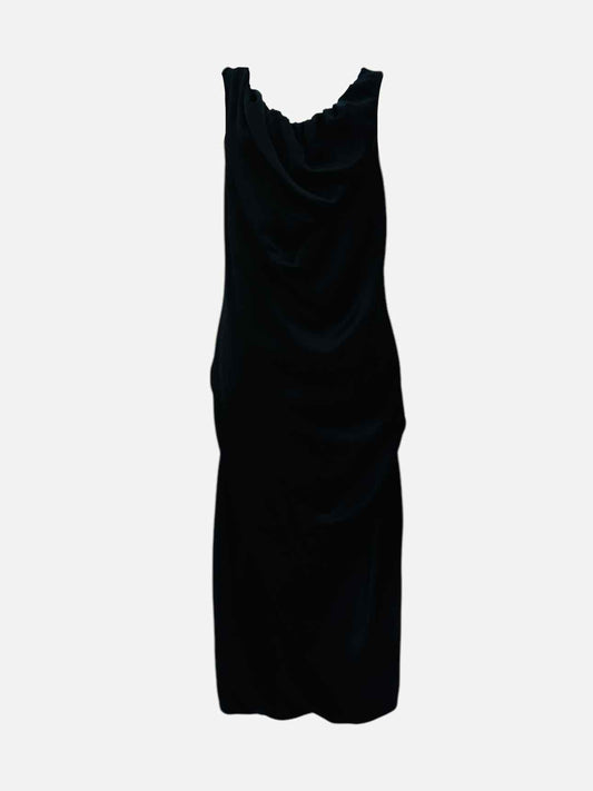 VIVIENNE WESTWOOD Sheath Black Midi Dress