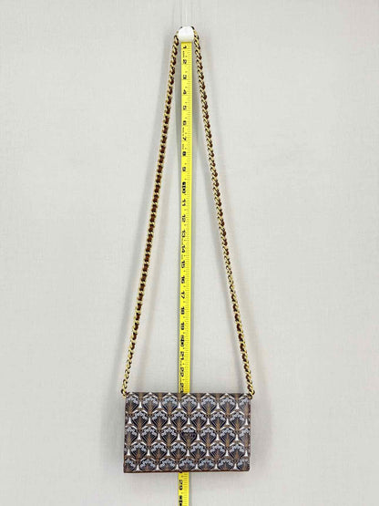 LIBERTY Iphis Heddon Brown Logo Print Crossbody