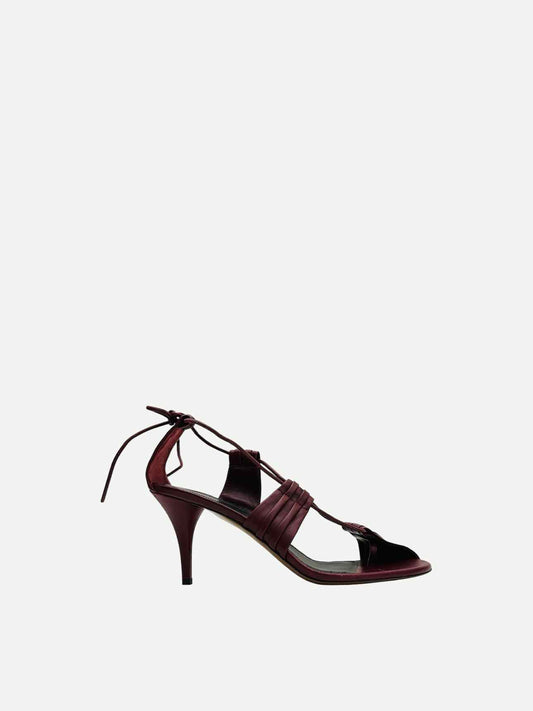 NEOUS Giena Burgundy Heeled Sandals