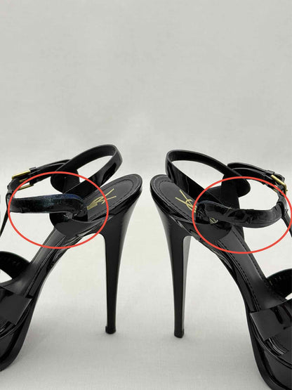 YSL Tribute Black Size EU 40 Platform Sandals