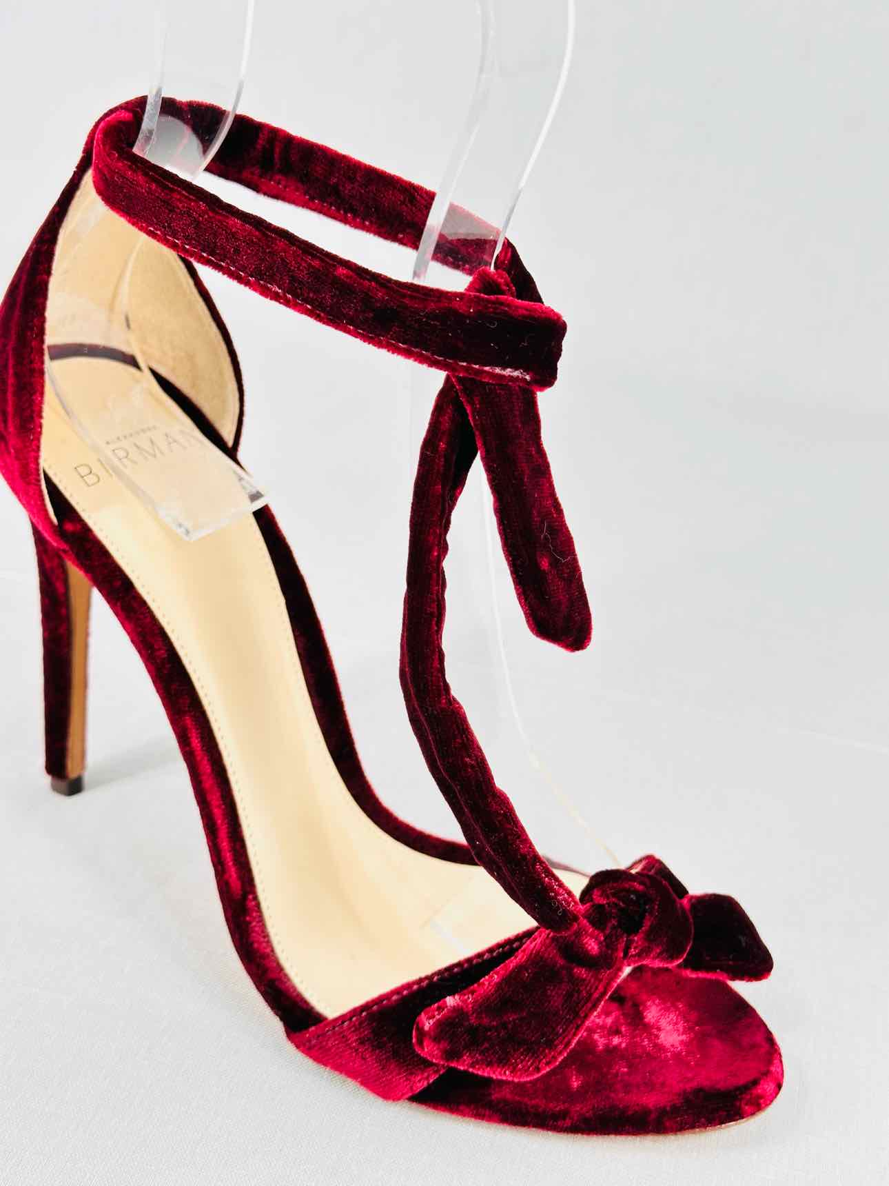 ALEXANDRE BIRMAN Burgundy Size EU 35.5 Heeled Sandals