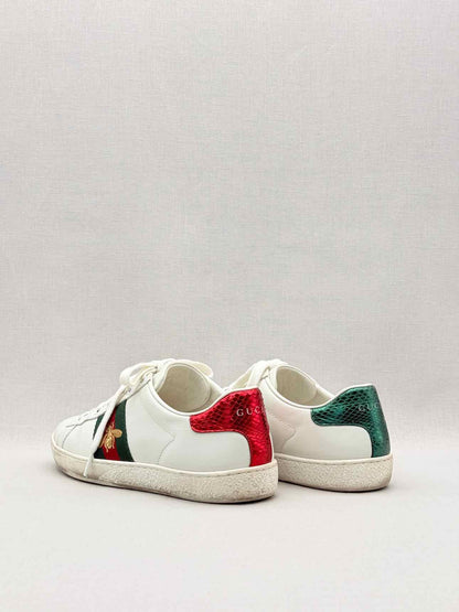 GUCCI Ace Bee White Multicolor Size EU 36 Sneakers