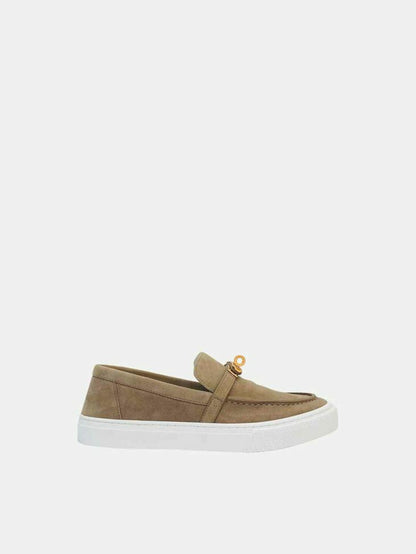 HERMES Game Slip-On Beige Size EU 37 Sneakers