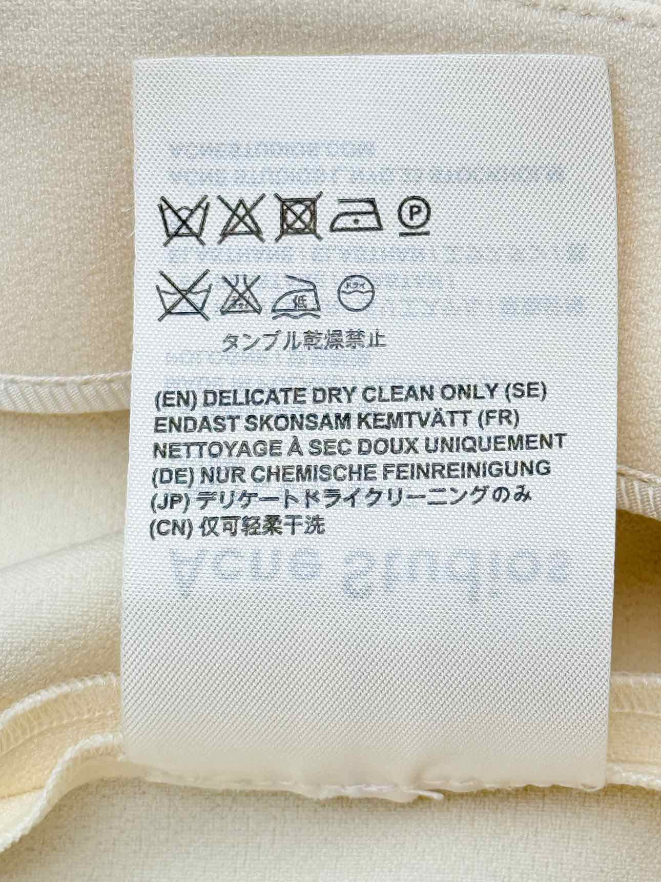 ACNE STUDIOS Pau Split Cream Size US 6 Midi Skirt