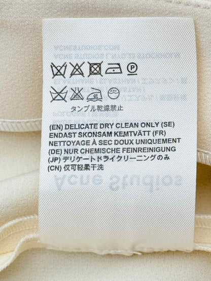 ACNE STUDIOS Pau Split Cream Size US 6 Midi Skirt