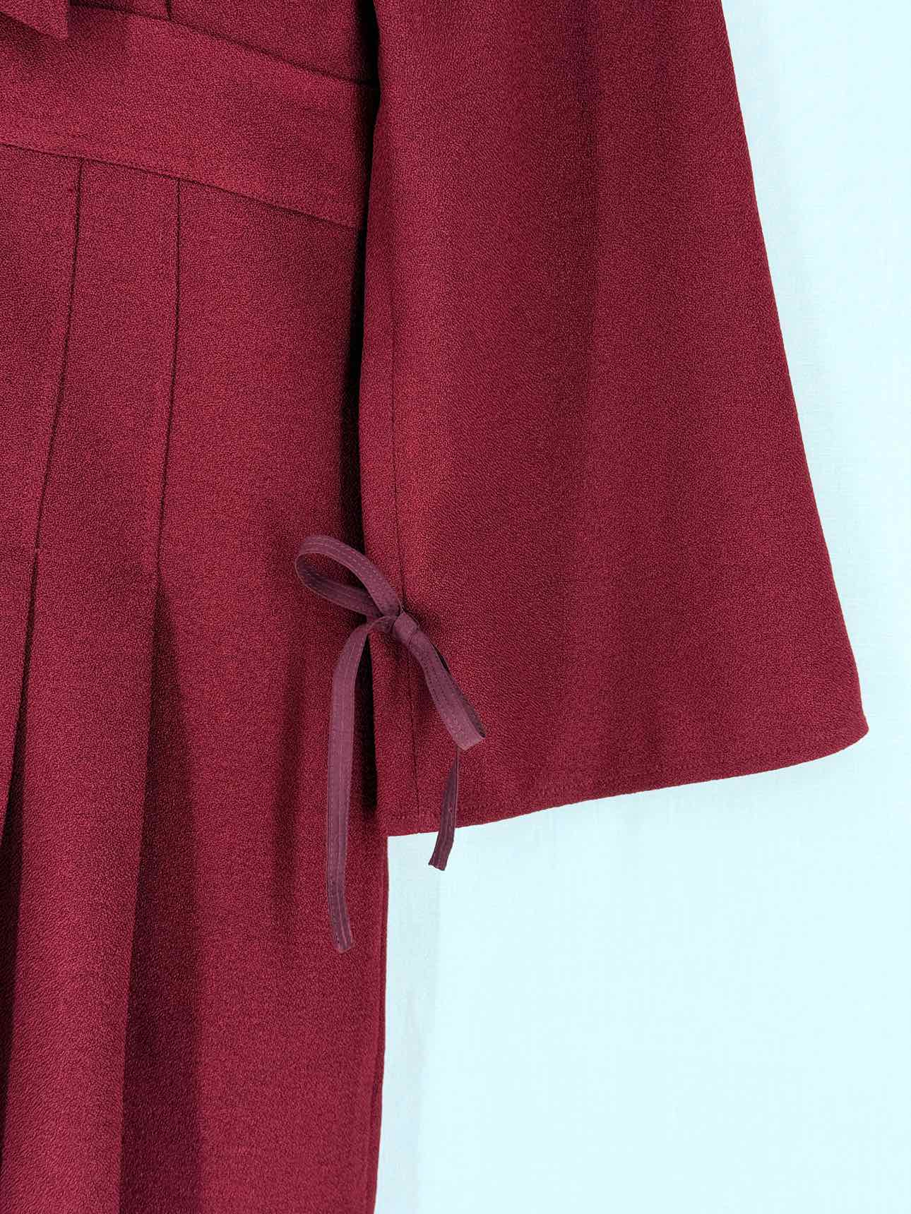 VICTORIA BECKHAM Burgundy Size US 6 Knee Length Dress