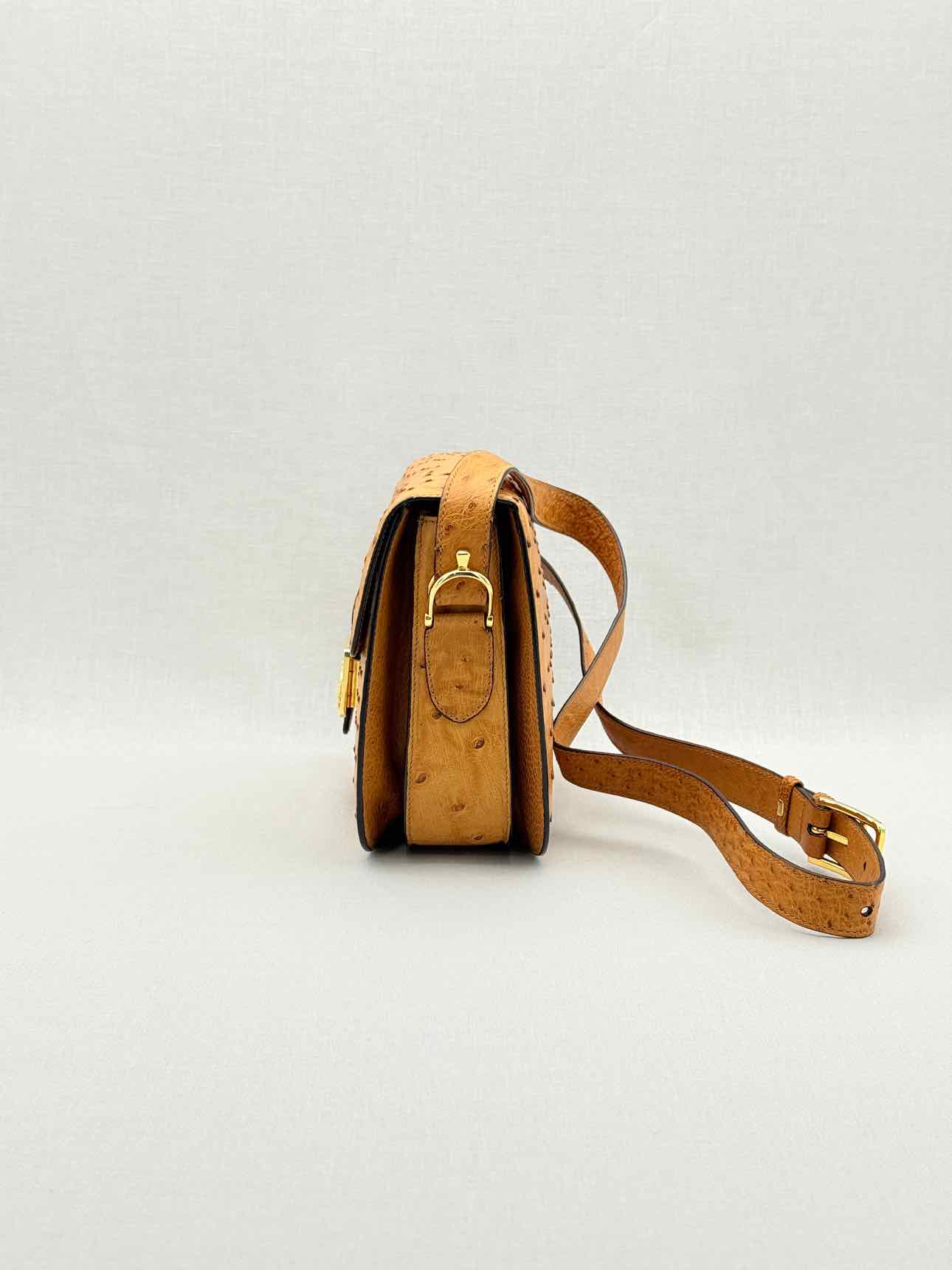 CELINE Vintage Caramel Shoulder Bag