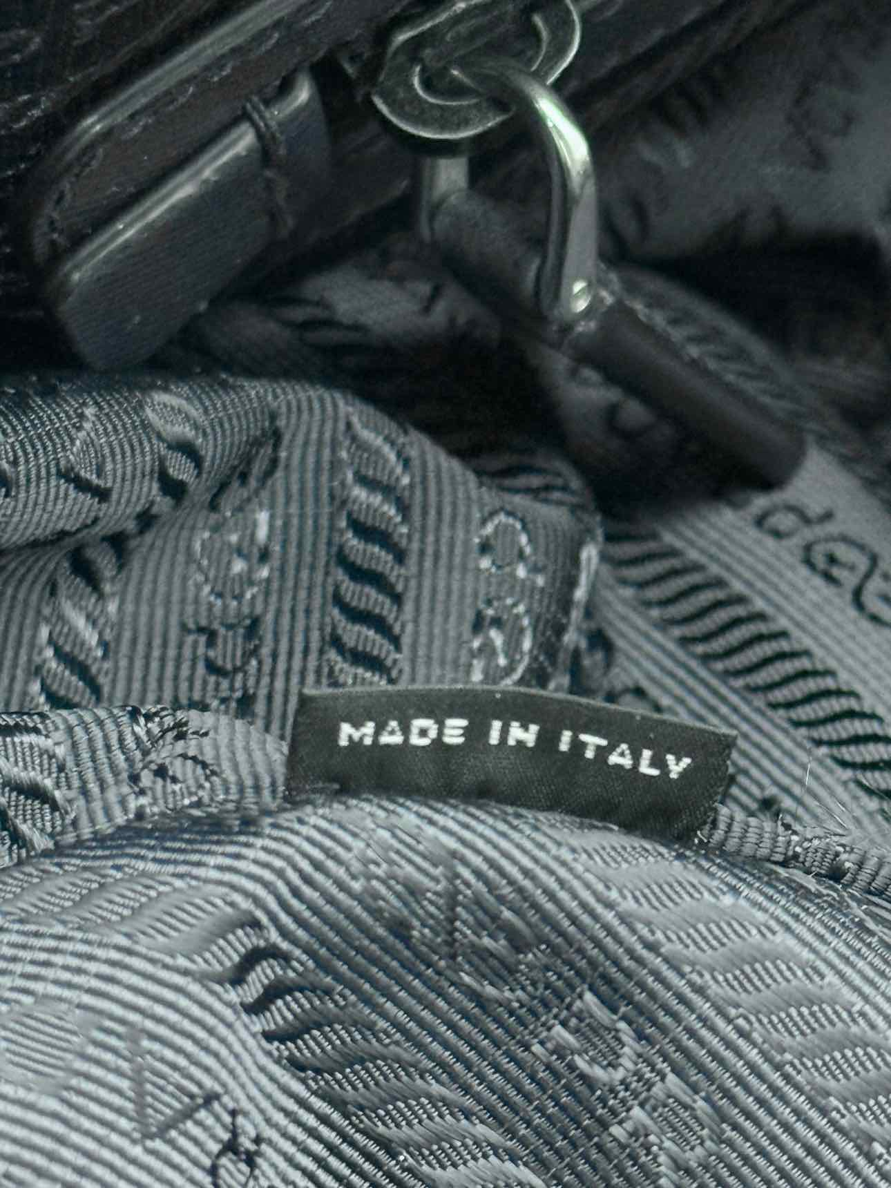 PRADA Weekender Navy Blue Duffel bag