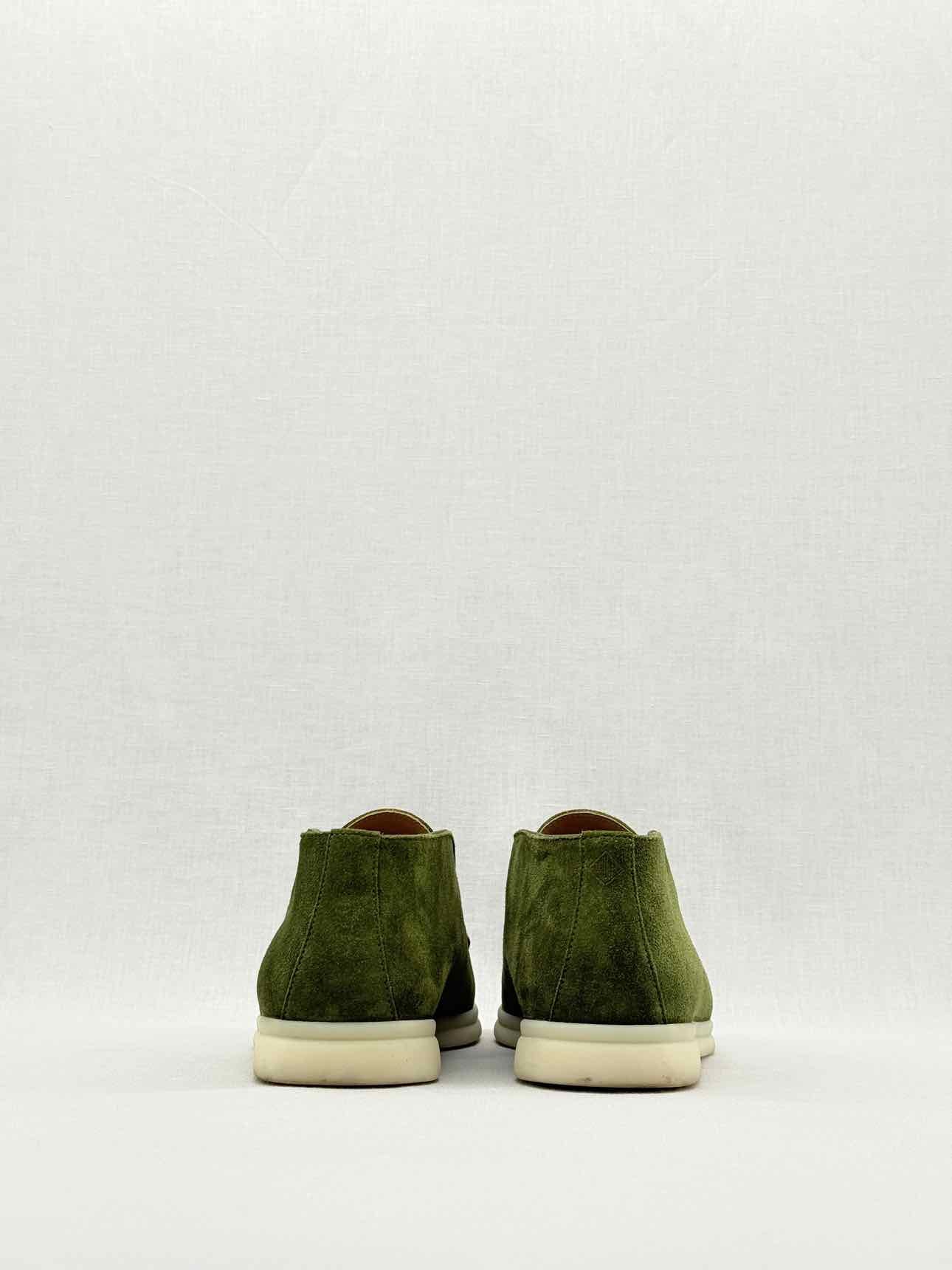 LORO PIANA Open Walk Green Size EU 39 Ankle Boots