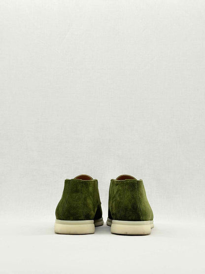LORO PIANA Open Walk Green Size EU 39 Ankle Boots