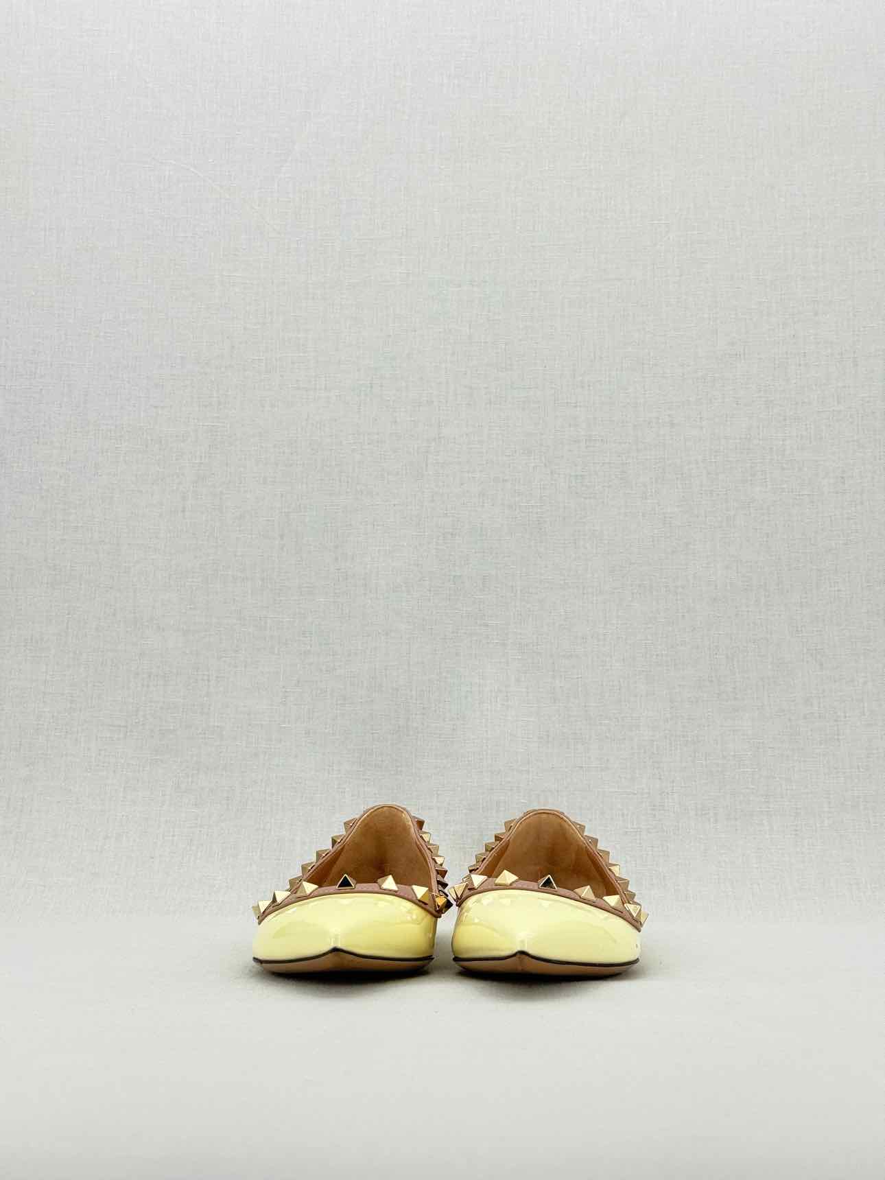 VALENTINO GARAVANI Yellow Size EU 35.5 Ballet Flats