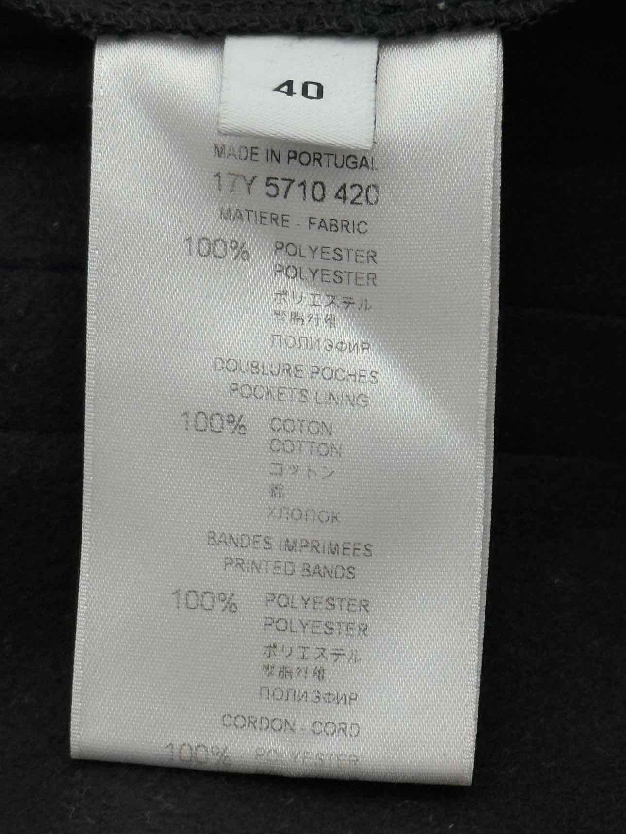 GIVENCHY Black w/ White Panel Size US 8 Pants