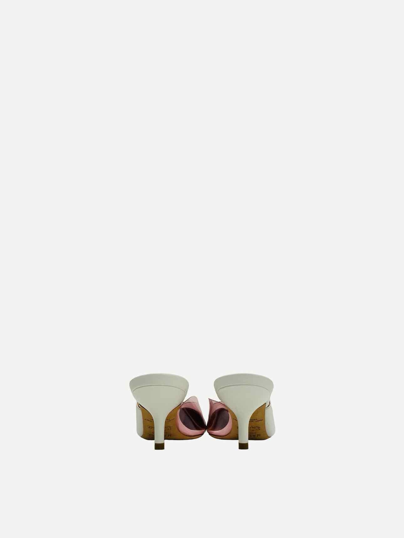 MALONE SOULIERS White & Black Size EU 35 Mules