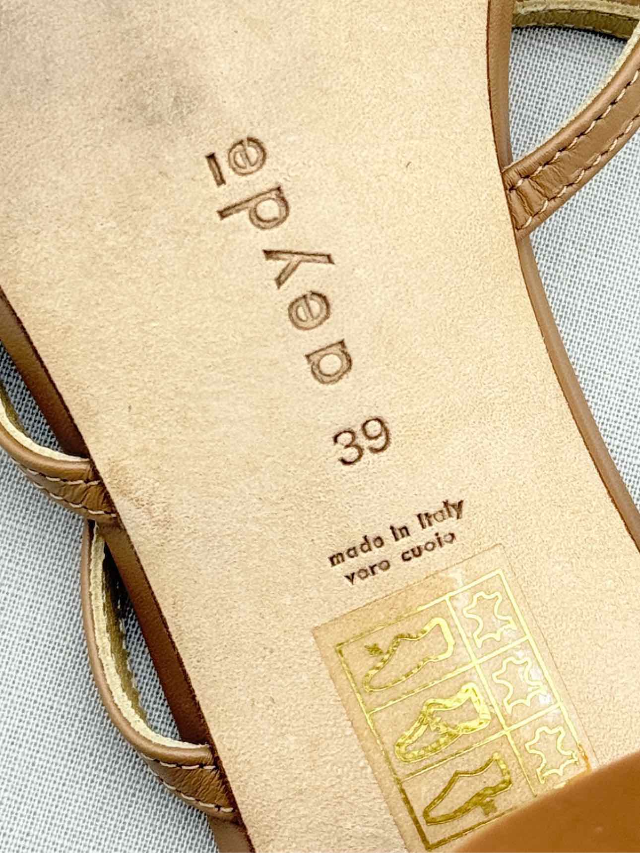 AEYDE Anni Beige Size EU 39 Heeled Sandals