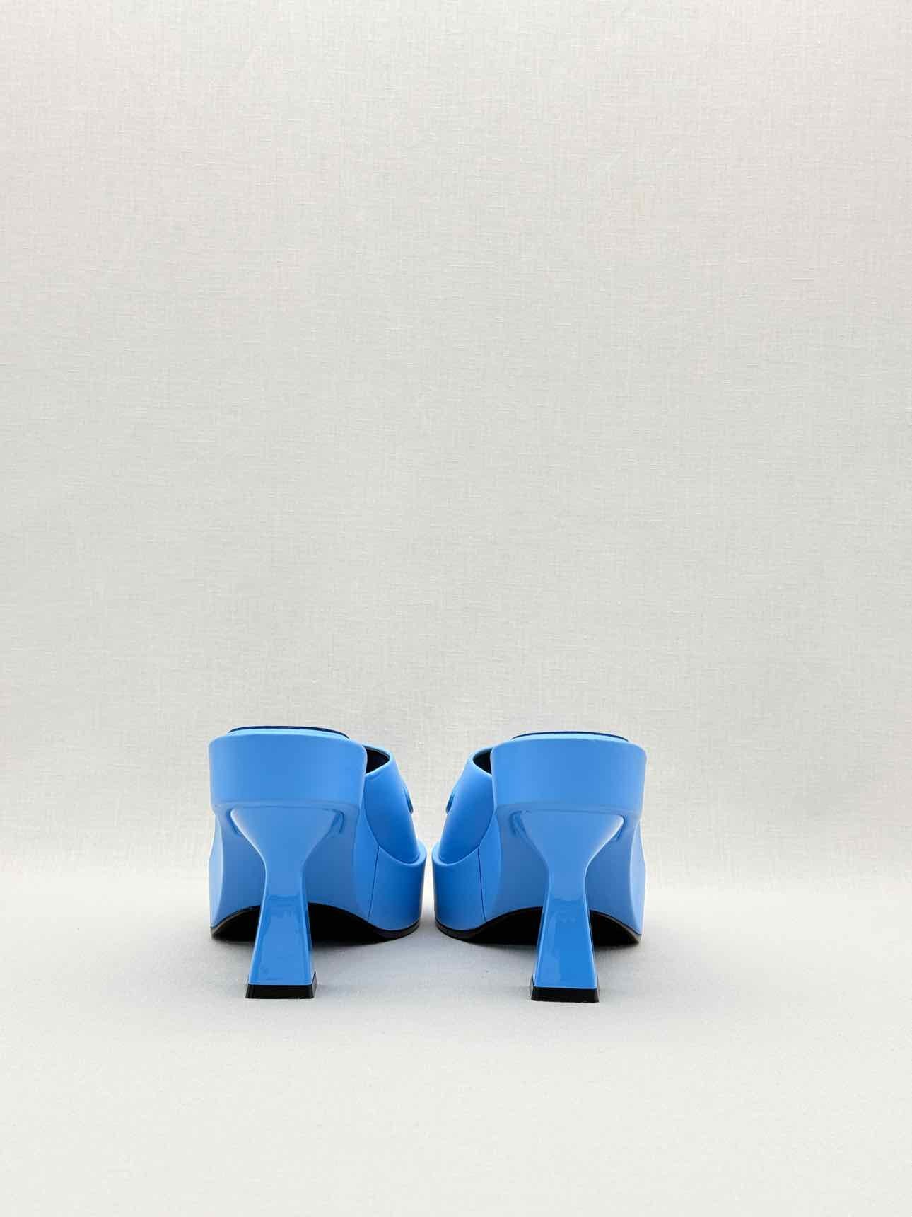 VERSACE Medusa Biggie Blue Size EU 37 Mules