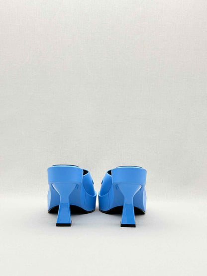 VERSACE Medusa Biggie Blue Size EU 37 Mules