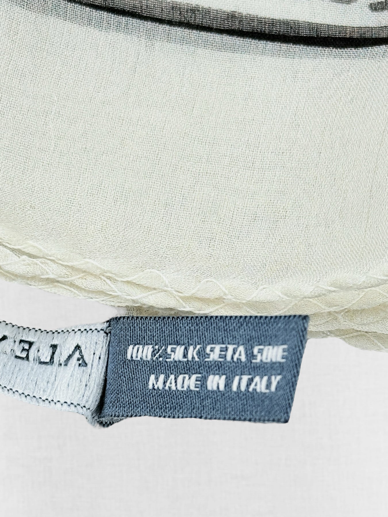 ALEXANDER MCQUEEN Cream & Black Skull Print Scarf