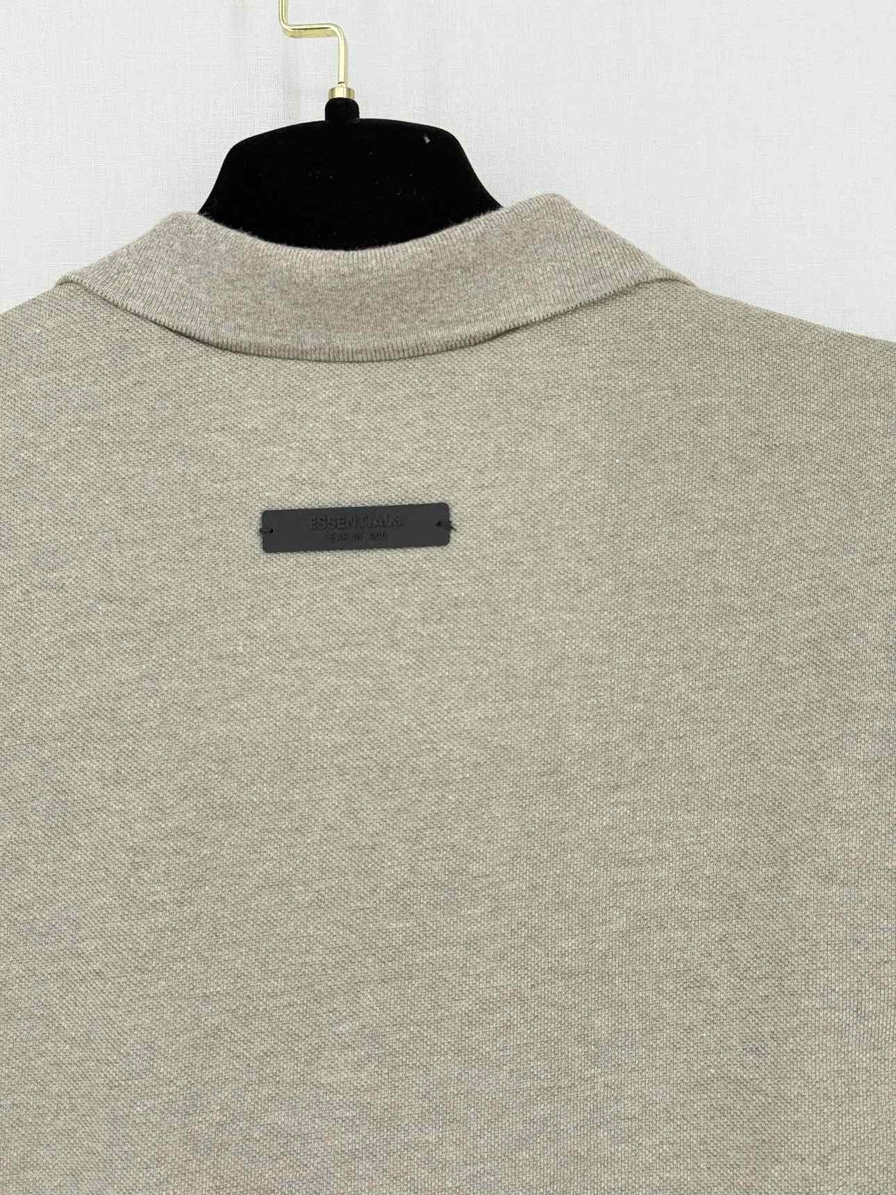FEAR OF GOD ESSENTIALS Grey Size Medium Polo Shirt