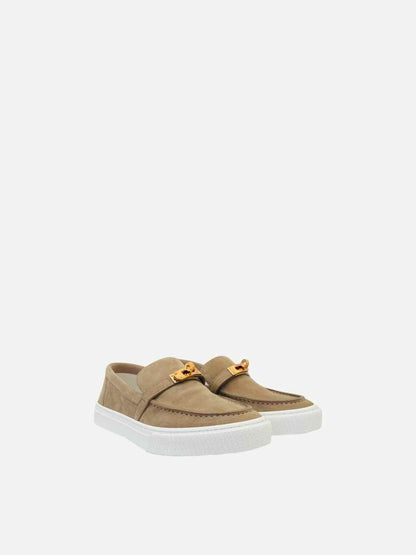 HERMES Game Slip-On Beige Size EU 37 Sneakers