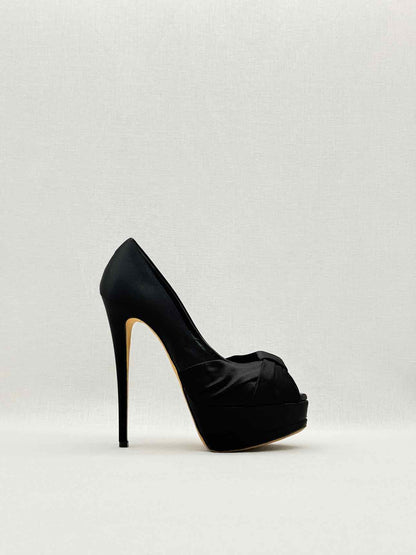 GIUSEPPE ZANOTTI Black Size EU 37.5 Open toe