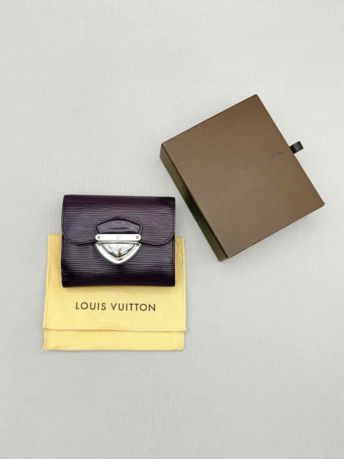 LOUIS VUITTON Purple Compact Wallet
