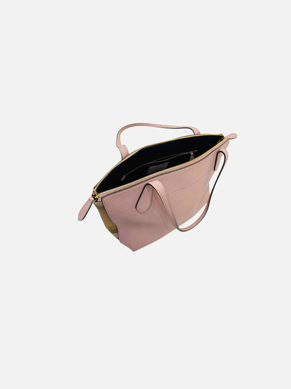 BURBERRY Dusky Pink Check Shoulder Bag