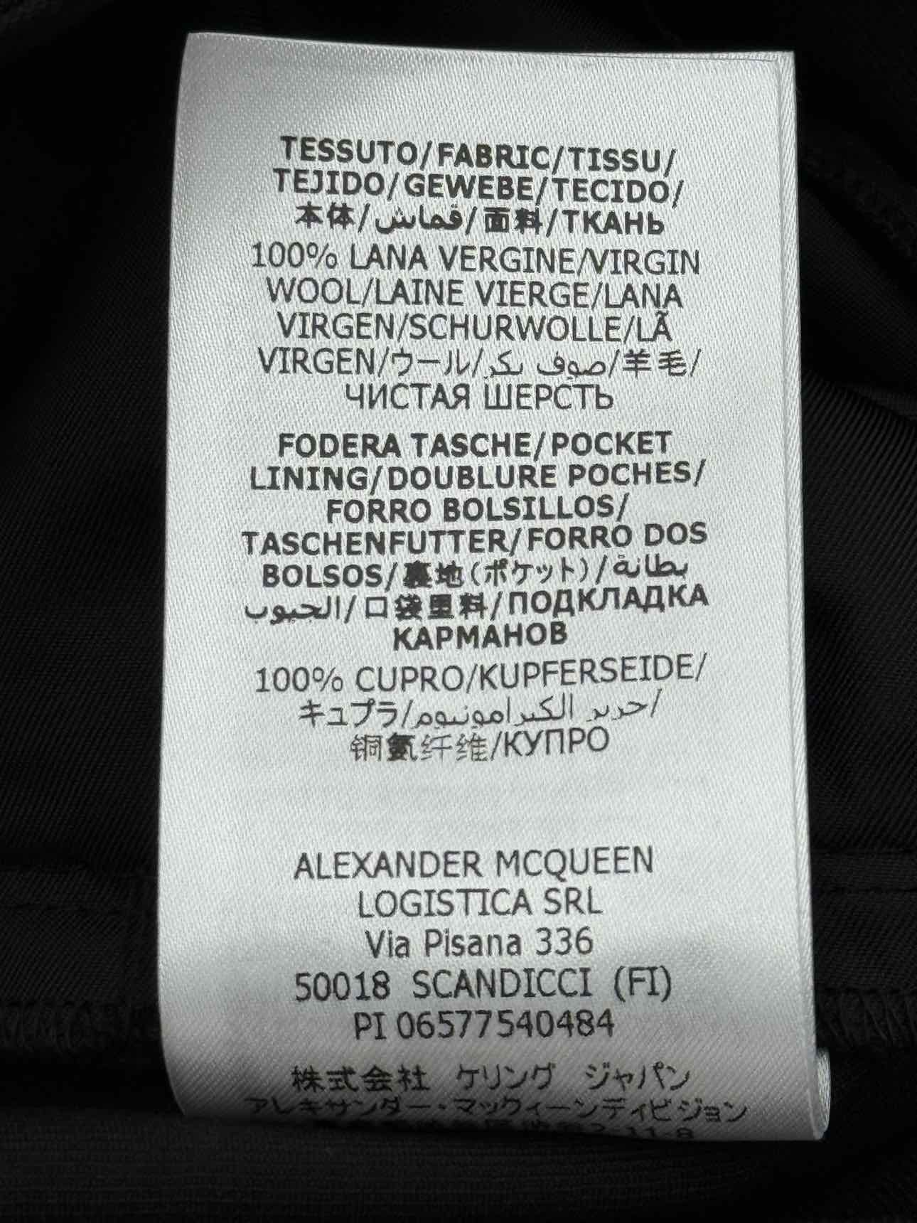 ALEXANDER MCQUEEN Black Size US 8 Outfit Set