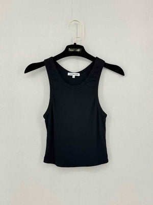 COTTON CITIZEN Verona Black Ribbed Size XSmall Top