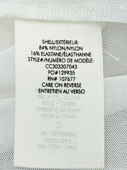 ALICE + OLIVIA White Mesh Size Medium Top