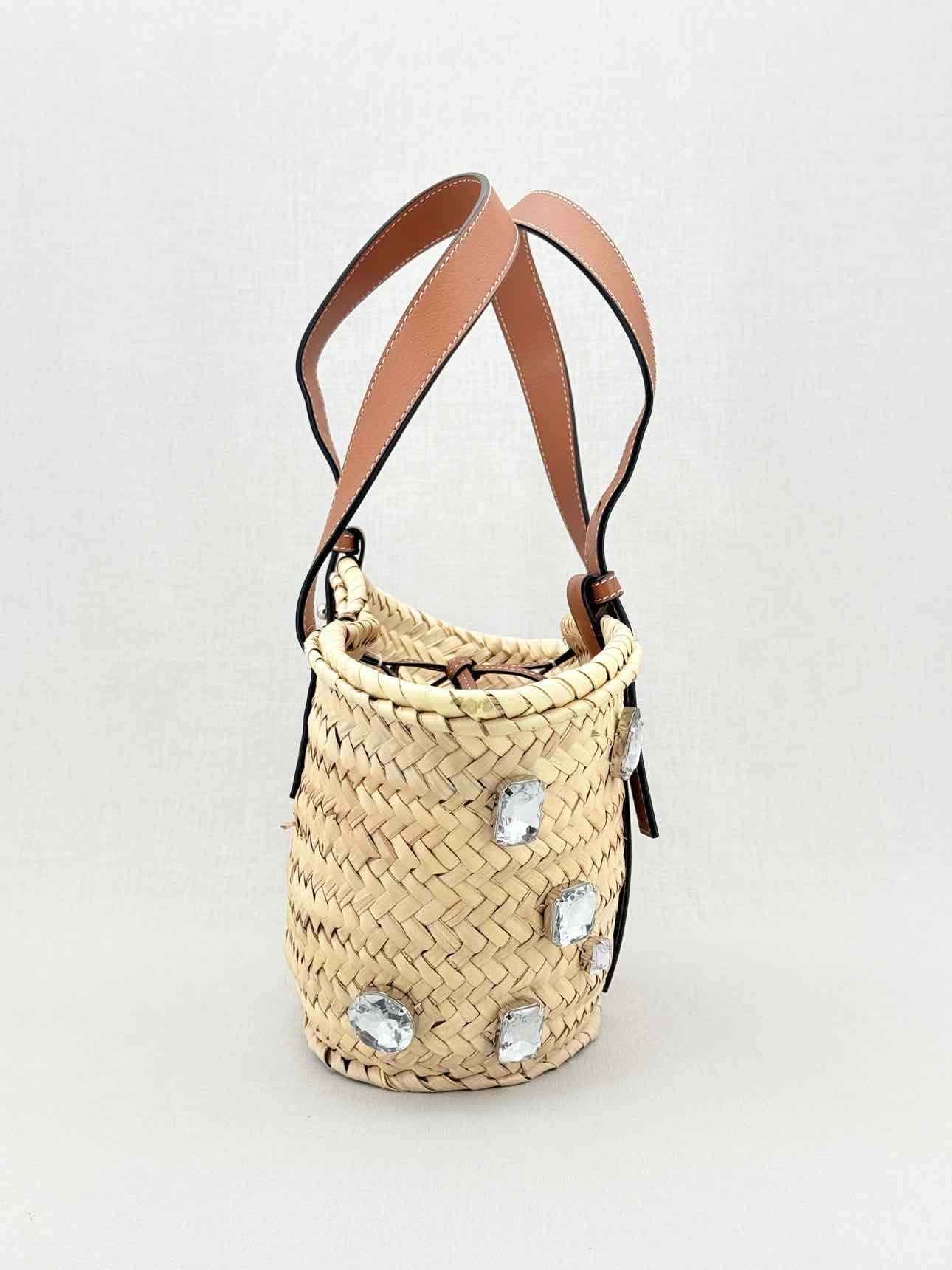 LOEWE Basket Stones Natural Tan Tote Bag