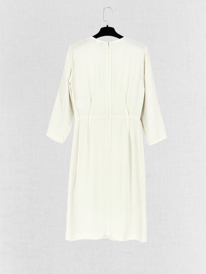 STELLA MCCARTNEY Cream Size US 4 Midi Dress