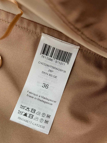 CHLOE Off-The-Shoulder Beige Size US 4 Outfit Set