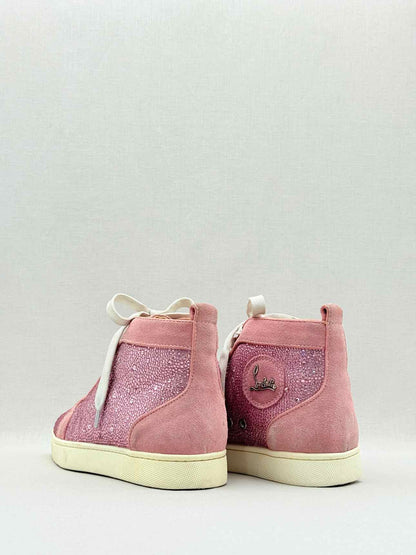 CHRISTIAN LOUBOUTIN Hi Top Pink Size EU 38 Sneakers