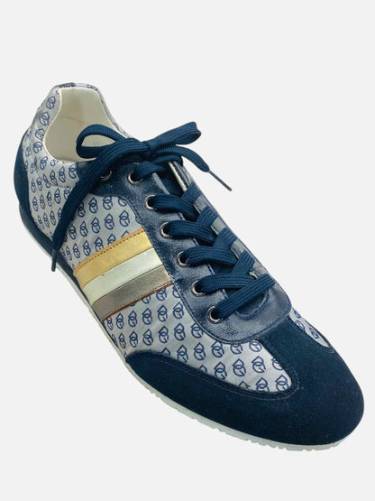 DOLCE & GABBANA Light Blue Monogram Size EU 42 Sneakers